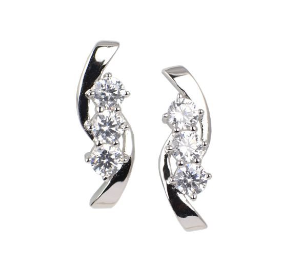 Orecchini Bluamante Donna in Argento Cubic Zirconia BOR395BH - BOR395BH